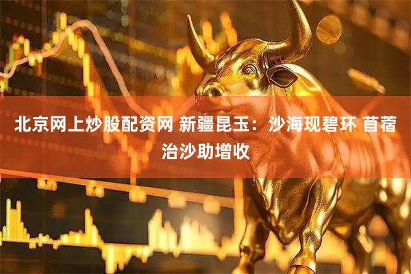 北京网上炒股配资网 新疆昆玉：沙海现碧环 苜蓿治沙助增收